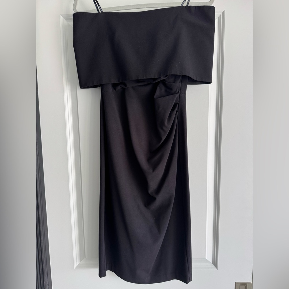 Vince Camuto Black Strapless Dress
